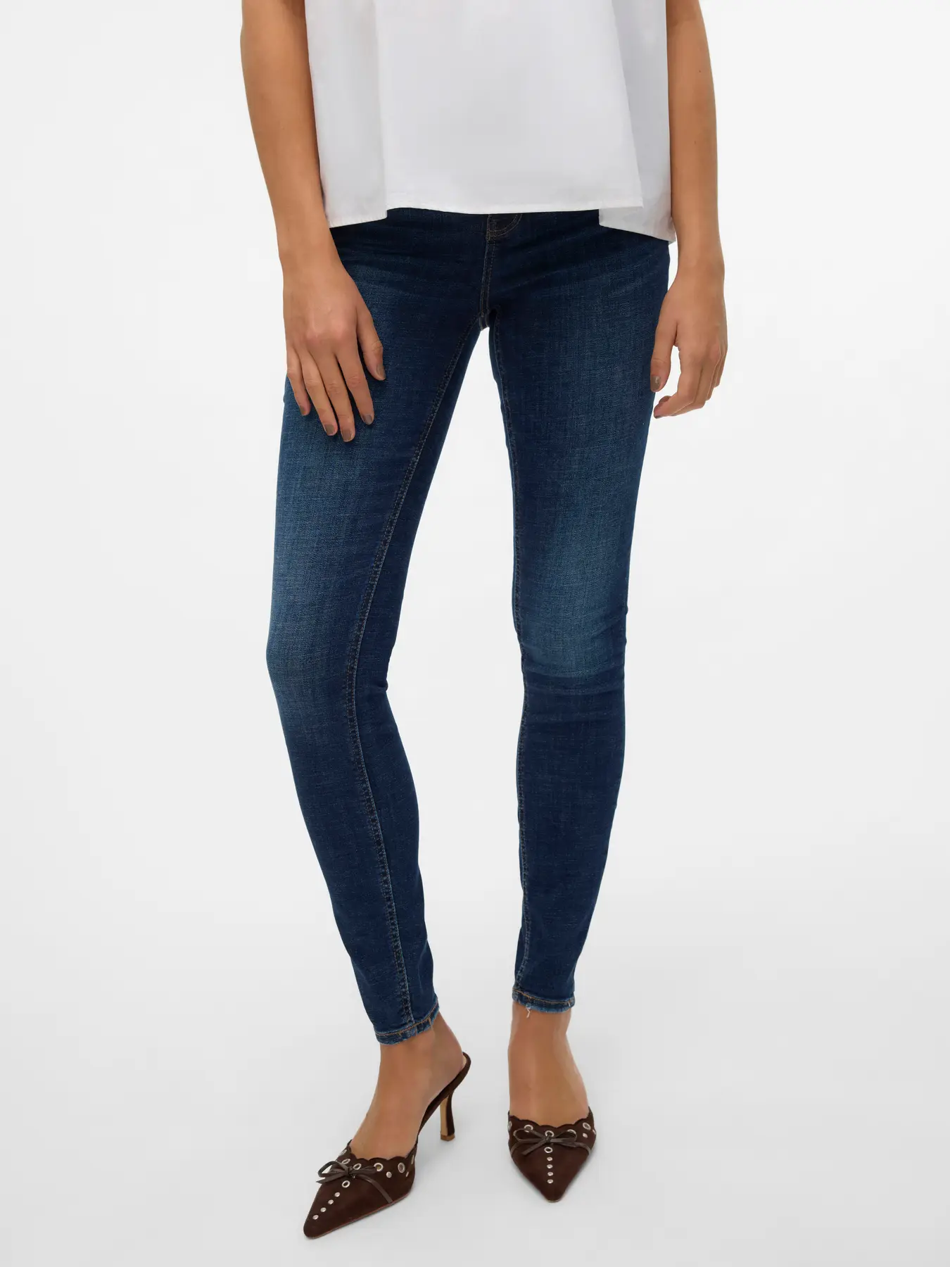 Flash skinny jeans dark blue denim