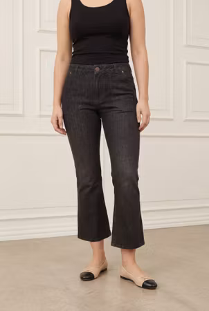 Como flare jeans washed grey