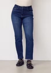Monza straight jeans mid denim