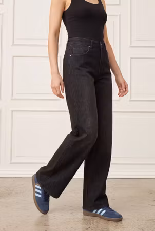 Como wide jeans washed grey