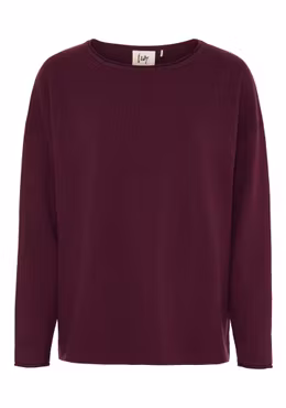 Frigga rundhals aubergine