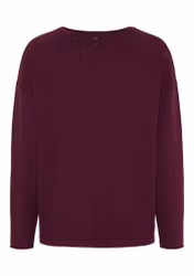 Frigga rundhals aubergine
