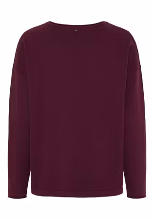 Frigga rundhals aubergine