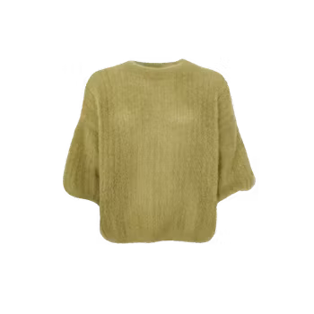 Bjoerk mohair tröja dark lime
