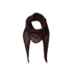 Gale stickad scarf coffee