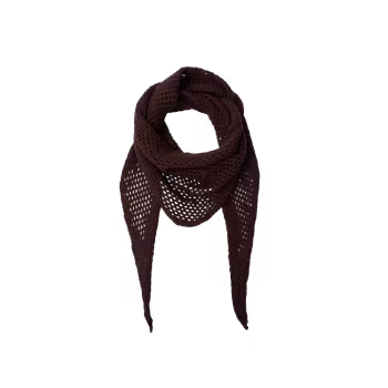 Gale stickad scarf coffee