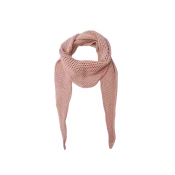 Gale stickad scarf rose