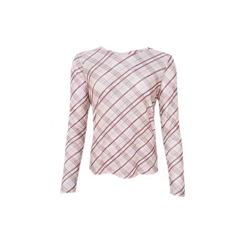 Kamma mesh beige tartan