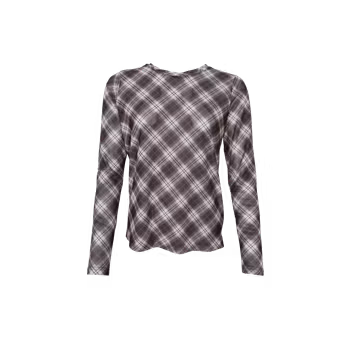 Kamma mesh brun tartan