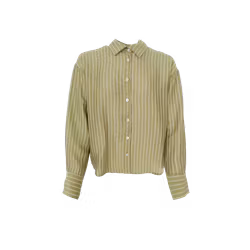 Malone skjorta randig dark lime