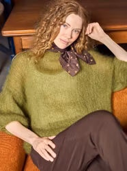 Bjoerk mohair tröja dark lime