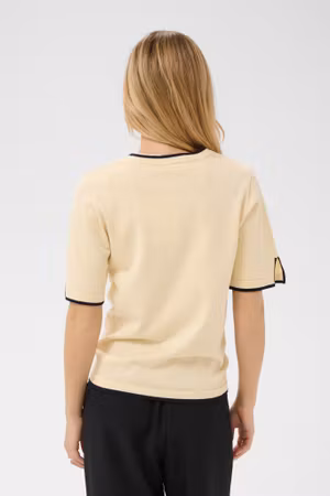 Mila kontrast topp birch