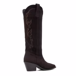 Cowboy boots mörkbrun