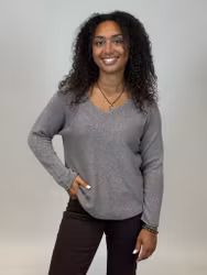 Hella v-neck taupe