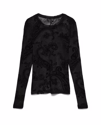 Lova mesh paisley svart