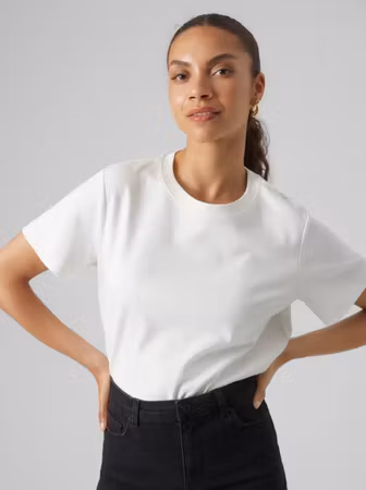 Naima t-shirt vit