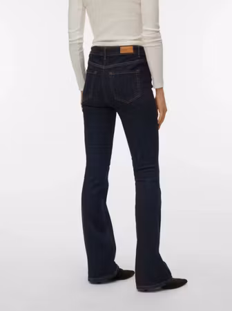 Flash flare jeans dark denim rinse