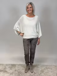 Shirly stickad beige