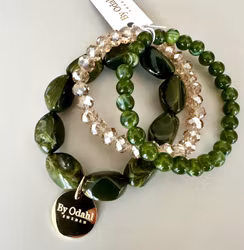 Armband kulor 3-set grön