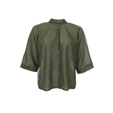 Carla lace shirt army