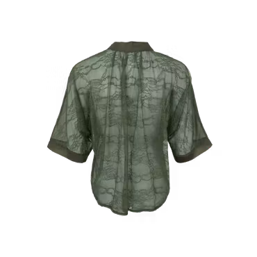 Carla lace shirt army