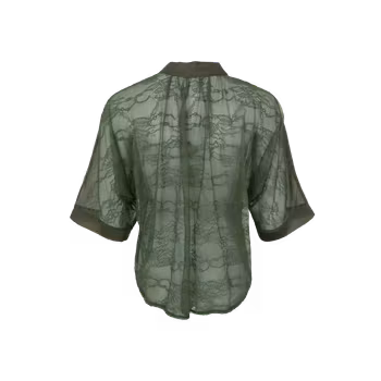 Carla lace shirt army