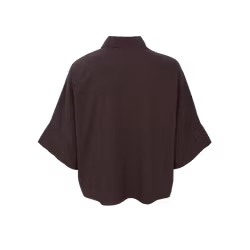 Davina loose shirt mörkbrun