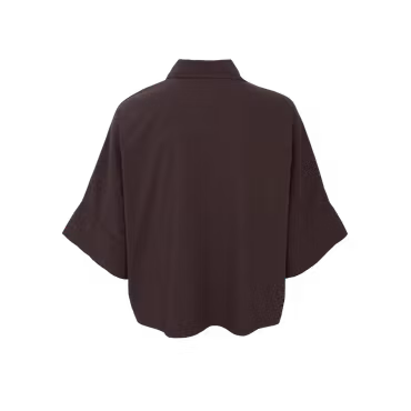 Davina loose shirt mörkbrun