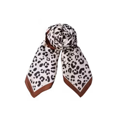 Zelia mini scarf coffee