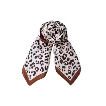 Zelia mini scarf coffee