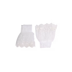 Reeva lace cuffs off white