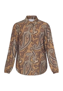 Ebbey skjorta brown paisley