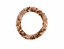 Nanna armband brun mix
