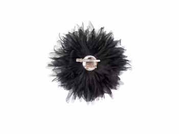 Samara brooch svart