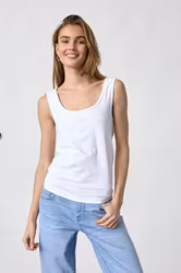 Rent linne vit