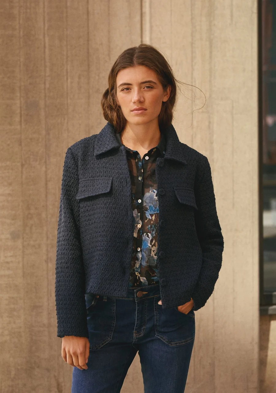 Chia blazer mainblå