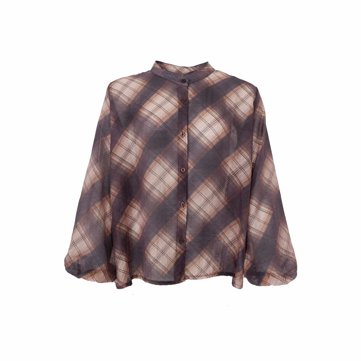 Charlotte skjortblus coffee