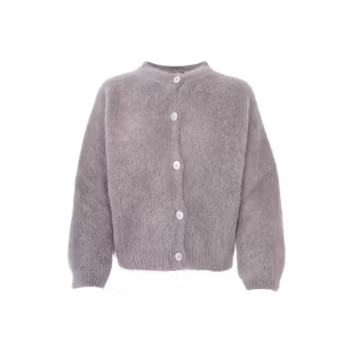 Bjoerk mohair kofta taupe