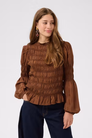 Henva blus friar brown