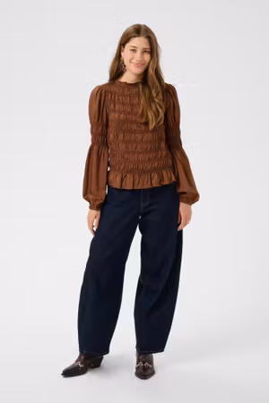 Henva blus friar brown