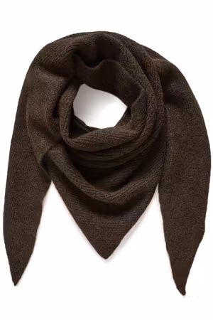 Alullu scarf mörkbrun
