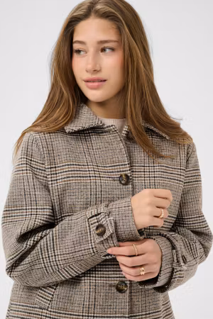 Georg short coat rutig