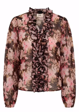 Vibse ruffle blus flower
