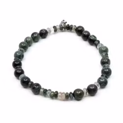 Simple armband jaspis grön