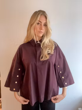 Klara skjorta vinröd