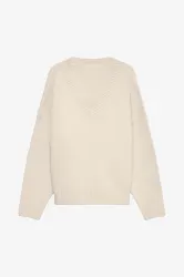 Sif V-neck stickad birch