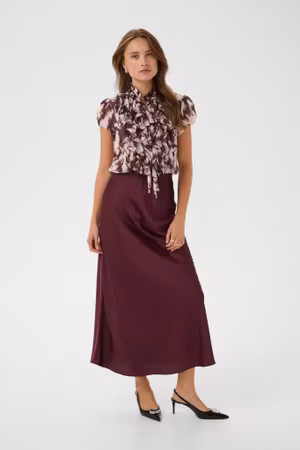 Lilja kråsblus kortärmad winetasting shad
