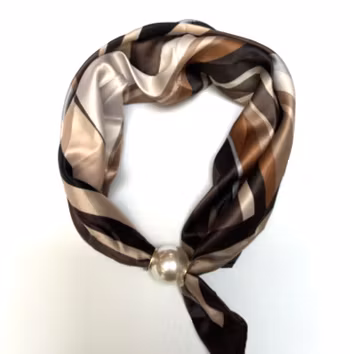 Scarf magnet coffee randig