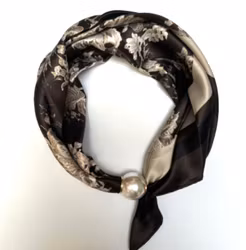 Scarf magnet coffee floral