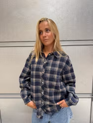 Alice rutig skjorta navy